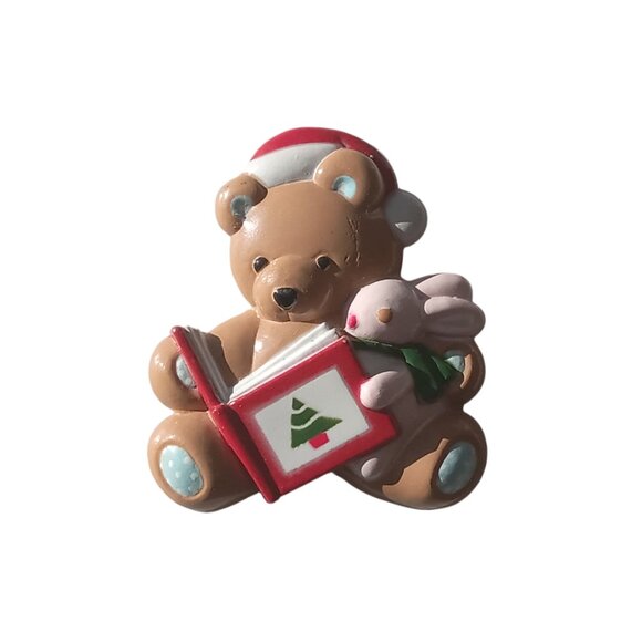 🎯 10 for $10 / Vintage Bear with Bunny Magnet - Picture 6 of 6